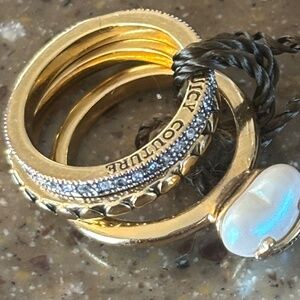 Vintage Juicy Couture Ring Set